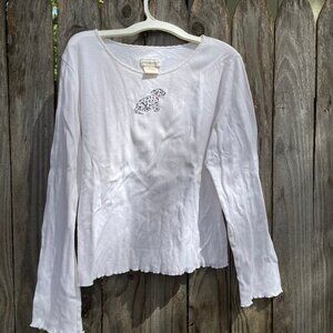 Dalmatian Long-Sleeved T-Shirt - Embroidered, 100% Cotton